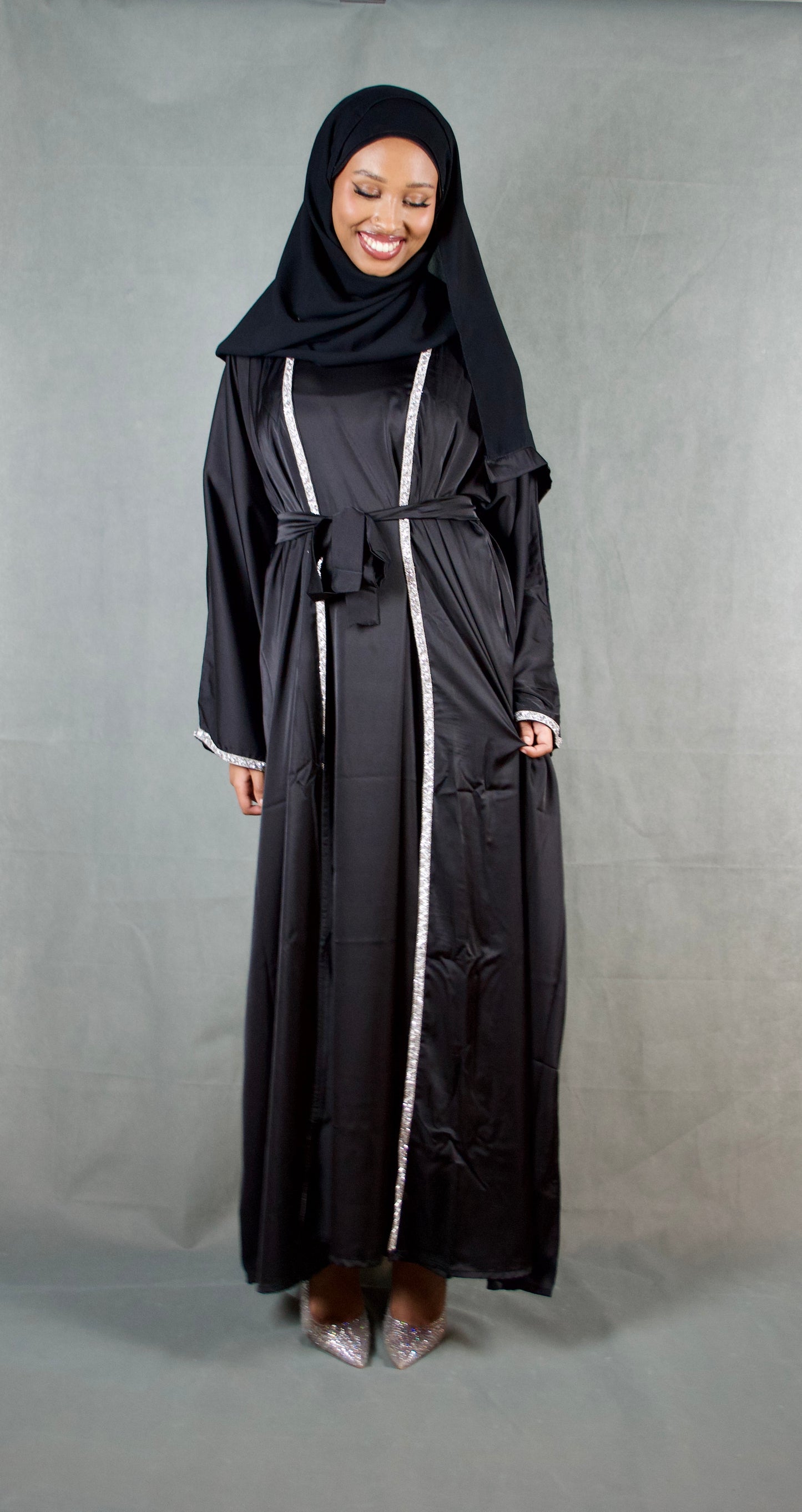 Two Piece Black Abaya